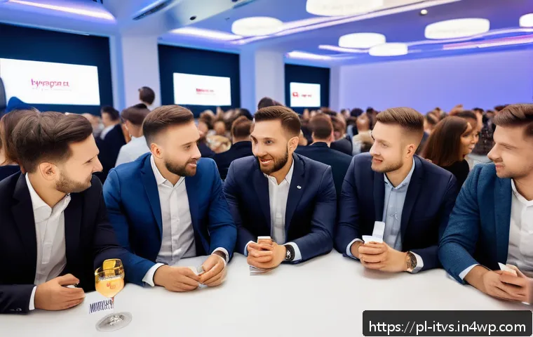 벤처 캐피탈 펀드 운용의 기초 - A modern venture capital networking event in Warsaw, Poland, featuring diverse professionals in busi...