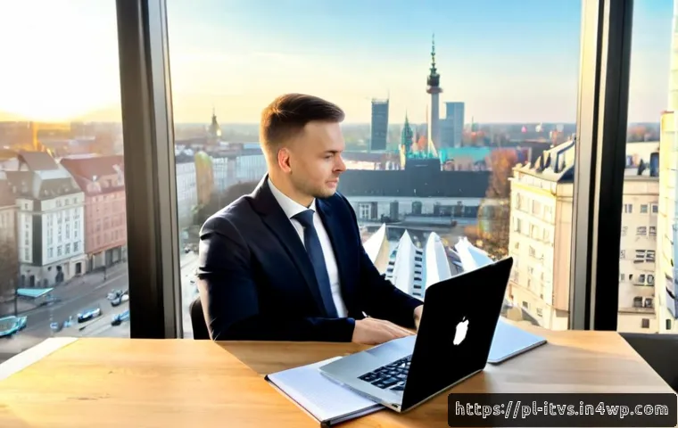 Home 17 벤처 캐피탈에서의 멘토링 중요성 - Photorealistic venture capital mentoring session in a modern Warsaw coworking office, an experienced...
